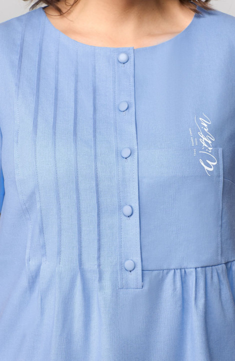 Платье Мишель стиль 1115-1 голубой