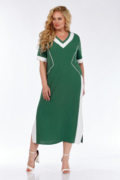 Платье Диомант 1968 зелень