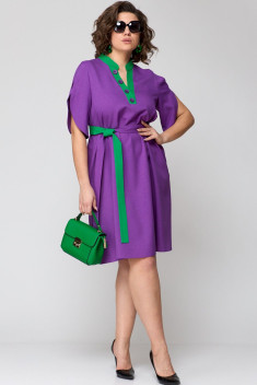 Платье EVA GRANT 7177 фиолетовый