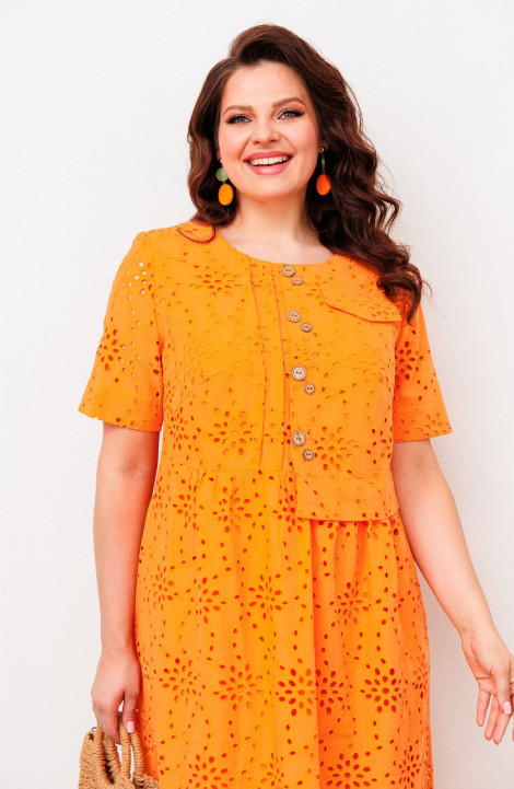 Платье Romanovich Style 1-1951 оранжевый