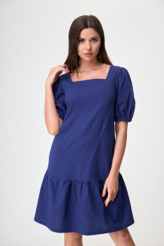 Платье Anelli 1368 синий