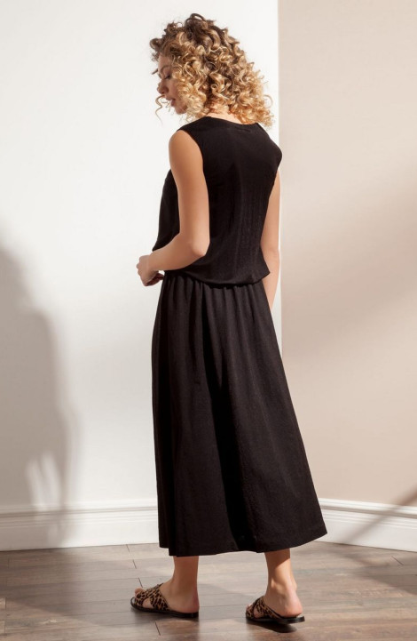 Трикотажное платье Nova Line 5959 черный
