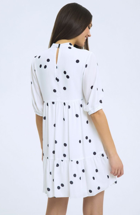 Платье LaVeLa L1983 молочный/черный