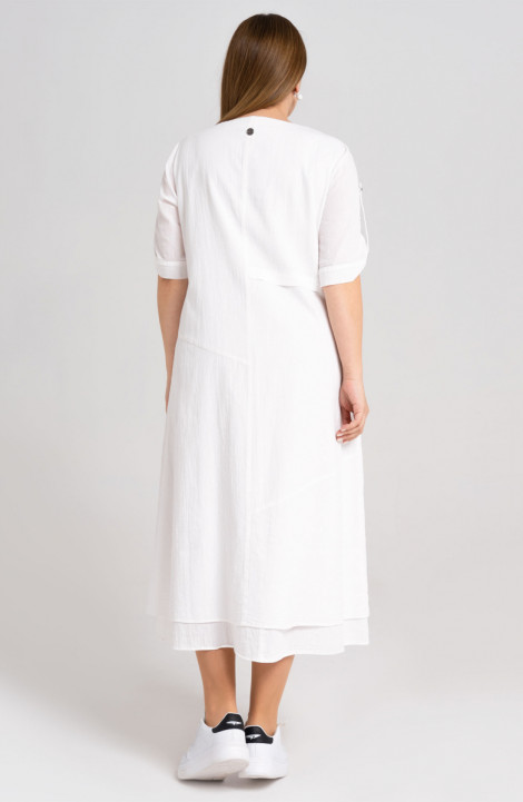 Хлопковое платье Панда 30280z белый