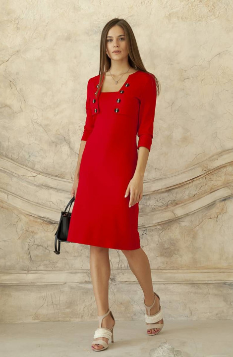 Трикотажное платье ARTiMODA 321-11 красный