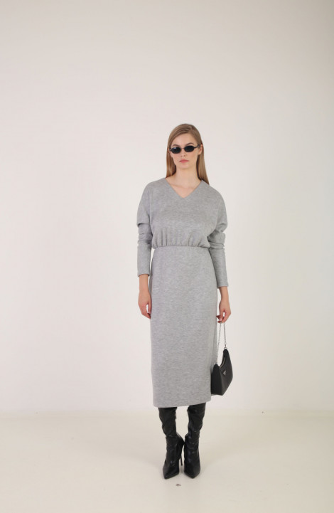 Трикотажное платье Elema 5К-12318-1-170 серый