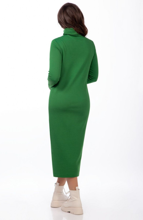 Трикотажное платье Dilana VIP 1975 зеленый