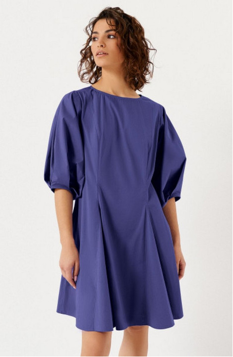 Хлопковое платье Панда 139083w ярко-синий