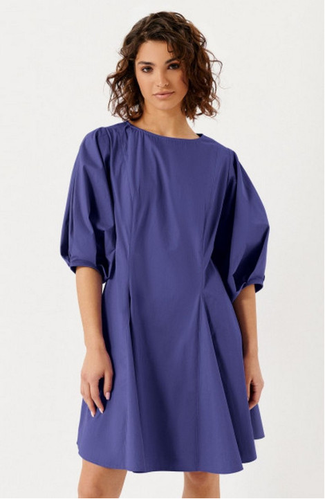 Хлопковое платье Панда 139083w ярко-синий
