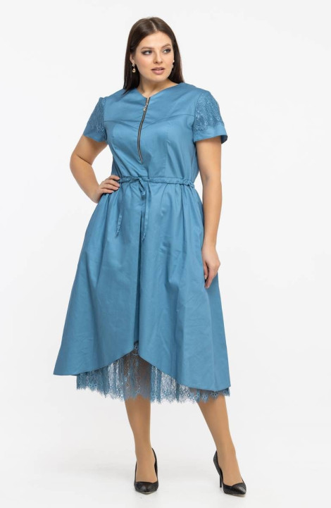 Хлопковое платье Avila 0926 голубой