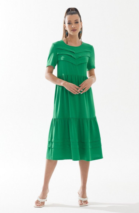 Платье Galean Style 896 зеленый