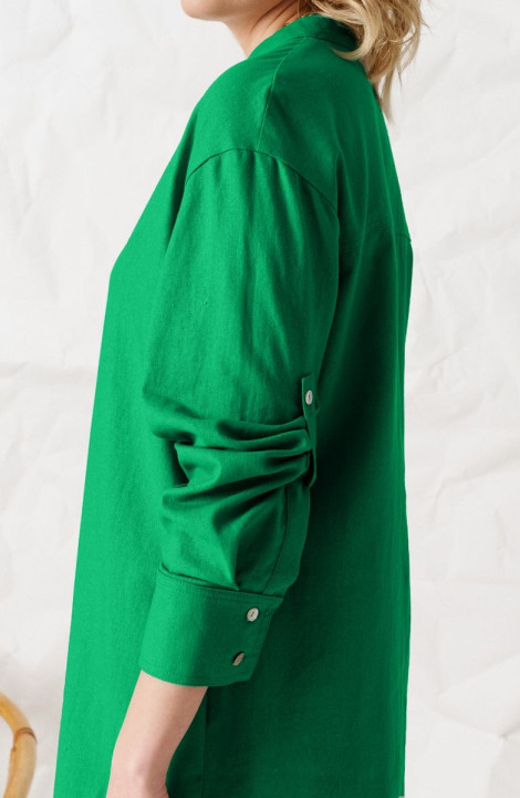 Льняное платье KO-KO 8.11 зеленый