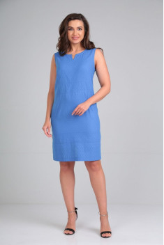 Хлопковое платье Mubliz 053 голубой