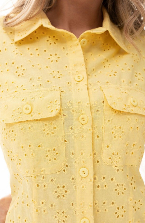 Хлопковое платье Golden Valley 4910 желтый