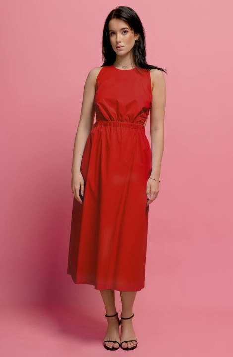 Хлопковое платье JRSy 2052 красный