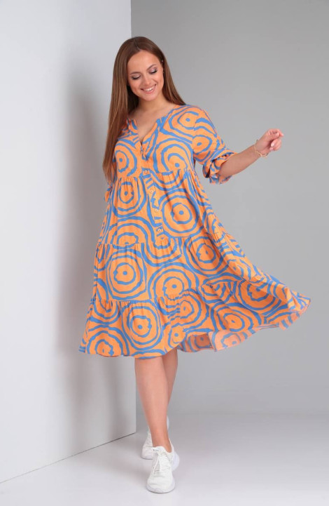 Платье TVIN 7632 оранж