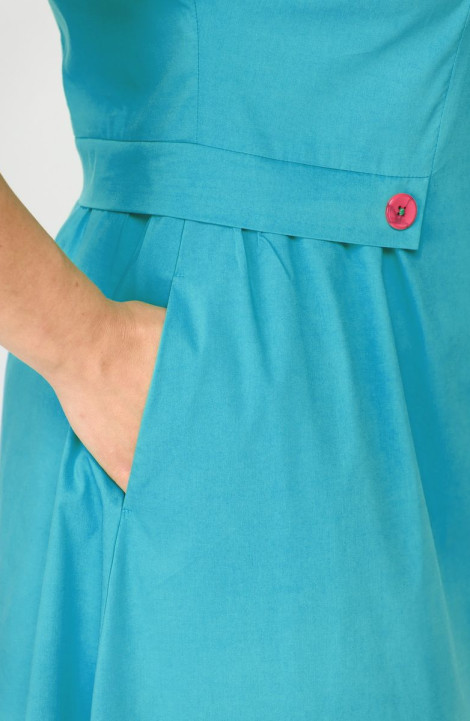 Хлопковое платье Bonna Image 824-1 голубой