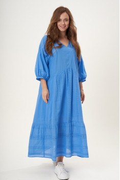 Хлопковое платье Fantazia Mod 4505 голубой