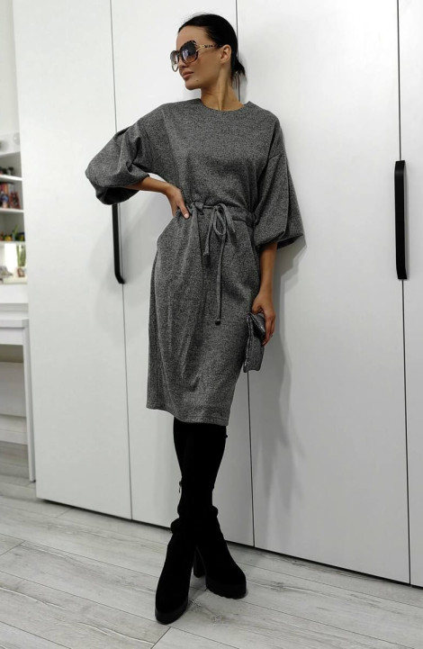 Трикотажное платье Patriciа C15245 серый