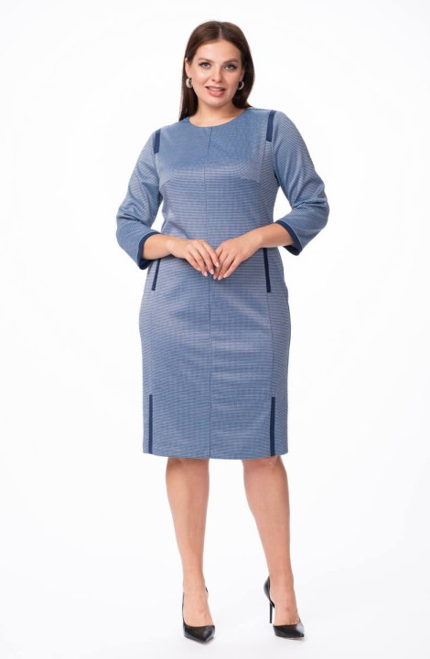 Трикотажное платье Stilville 1431 голубой