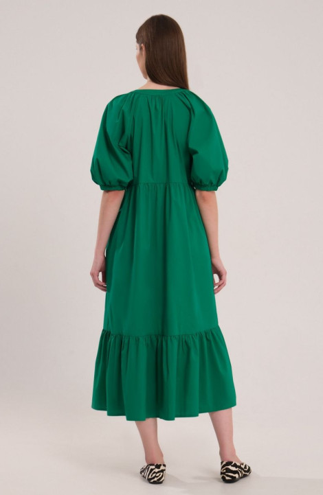 Хлопковое платье Панда 84283w зеленый