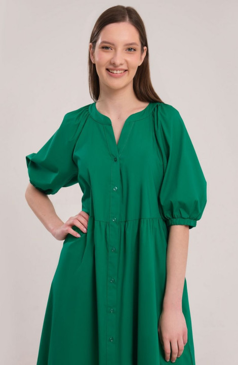 Хлопковое платье Панда 84283w зеленый