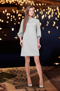 Трикотажное платье TAiER 1251 серый