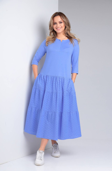 Платье TVIN 7685 голубой