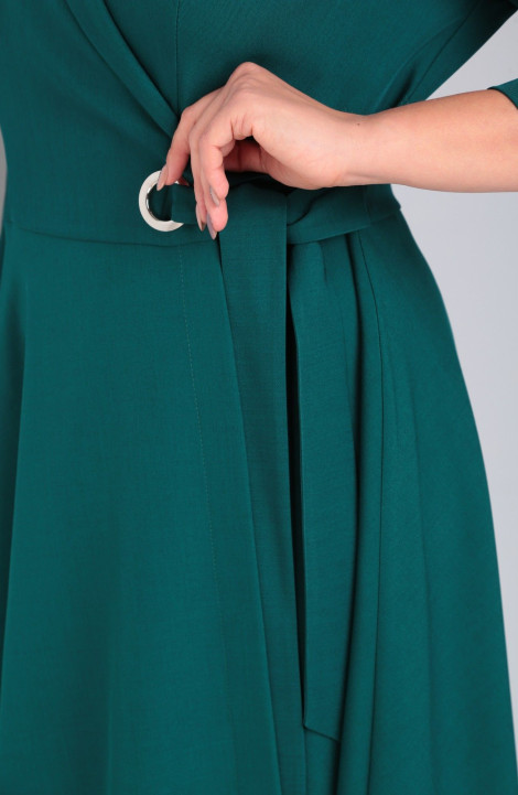 Платье Pocherk 1-015 темно-зеленый