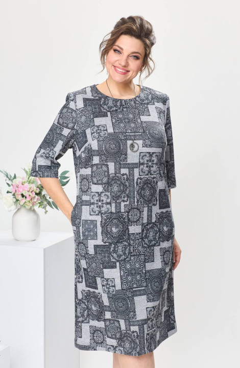 Платье Romanovich Style 1-2639 серый