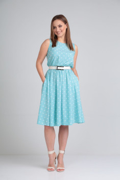 Платье Lady Line 544 нежно-голубой