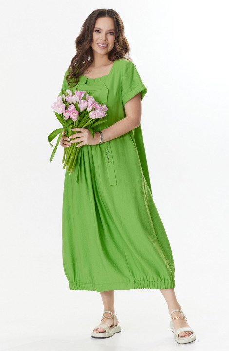 Платье Магия моды 2410 зеленый