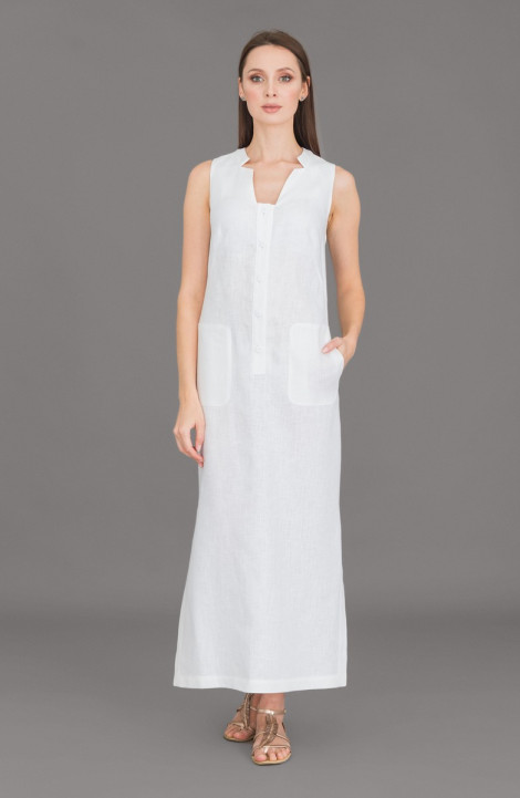 Платье Ружана 322-2 белый