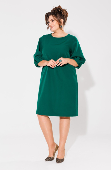 Платье Anelli 1434.1 зелень