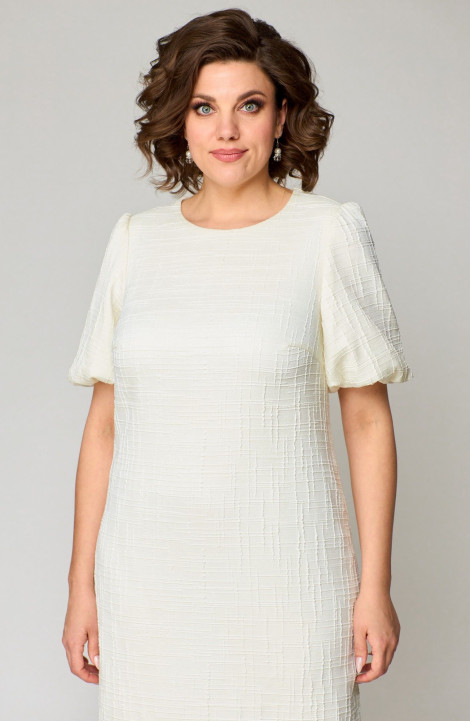 Платье Pocherk 1-035 молочный