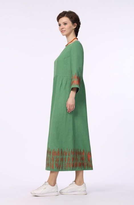 Платье Полинушка 431 зеленый