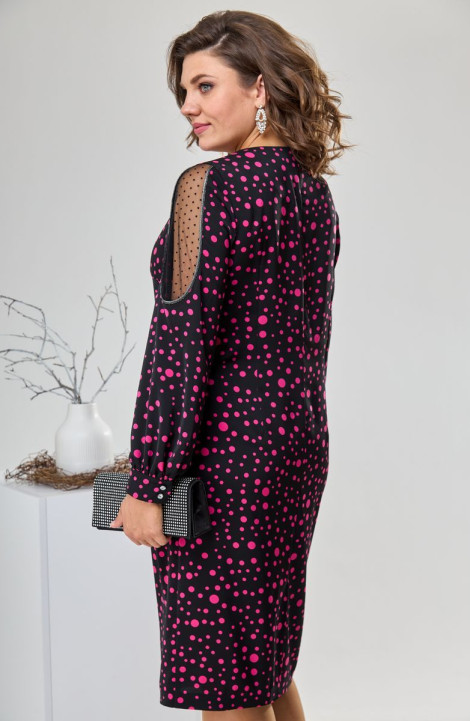 Платье Romanovich Style 1-2410 розовый_горох
