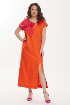 Платье Магия моды 2443 оранжевый