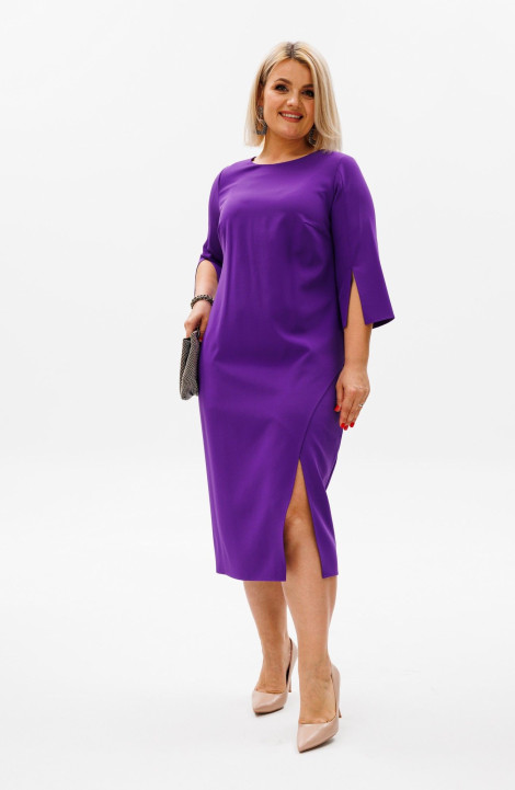 Платье Anelli 1431.1 фиолет