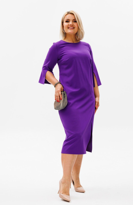 Платье Anelli 1431.1 фиолет