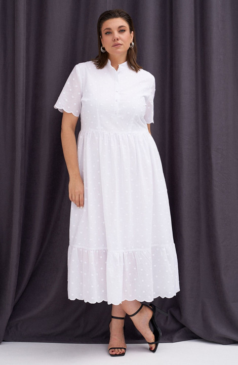 Платье KaVaRi 1087 белый