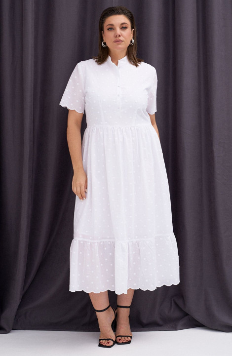 Платье KaVaRi 1087 белый