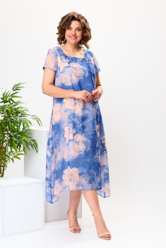Платье Romanovich Style 1-1332 ярко-голубой