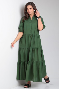 Платье Andina city 8029-2 темно-зеленый