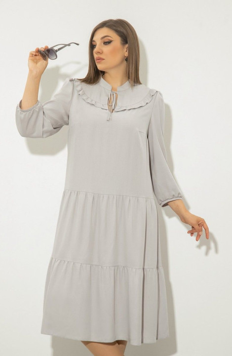 Платье JeRusi 2117 светло-серый