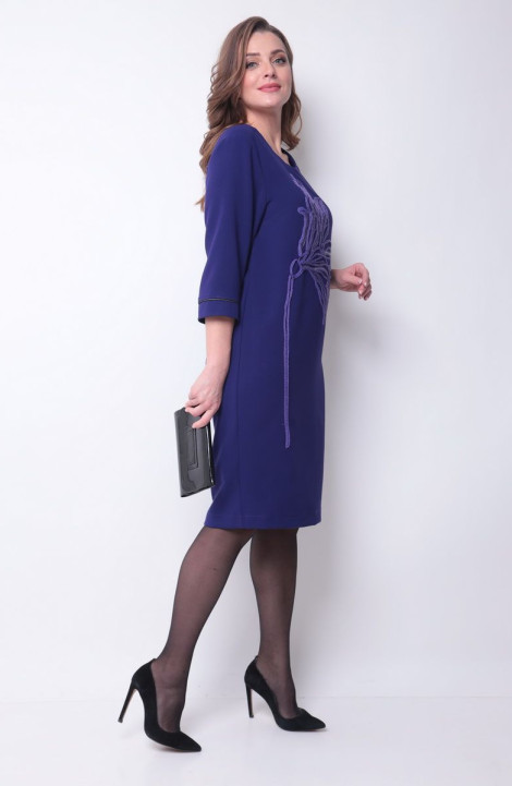 Трикотажное платье Michel chic 2081 фиолетовый