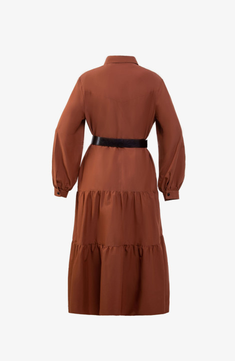 Хлопковое платье Elema 5К-11473-1-170 медный