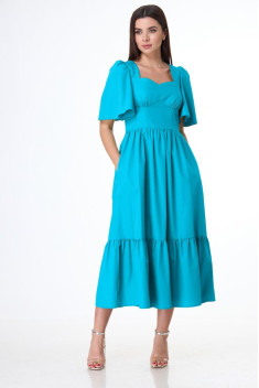 женские платья Anelli 1058 голубой