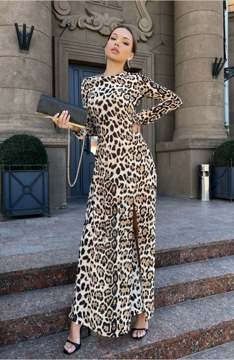 женские платья ENZA 502 леопард