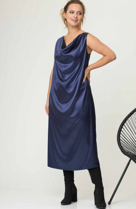 Платье SOVA 11046 синий